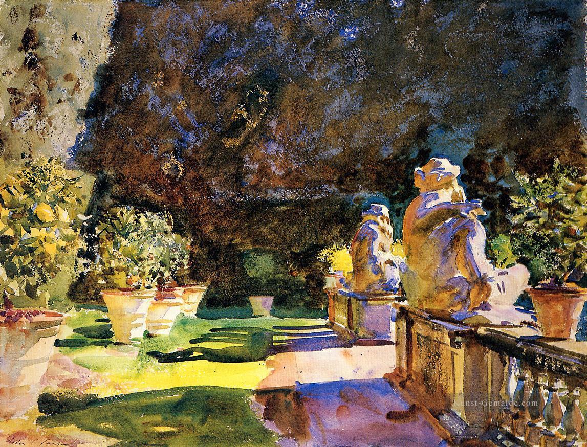 Villa di Marlia Lucca John Singer Sargent Aquarell Ölgemälde